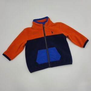 Ralph Lauren baby boy fleece jacket size 6 months